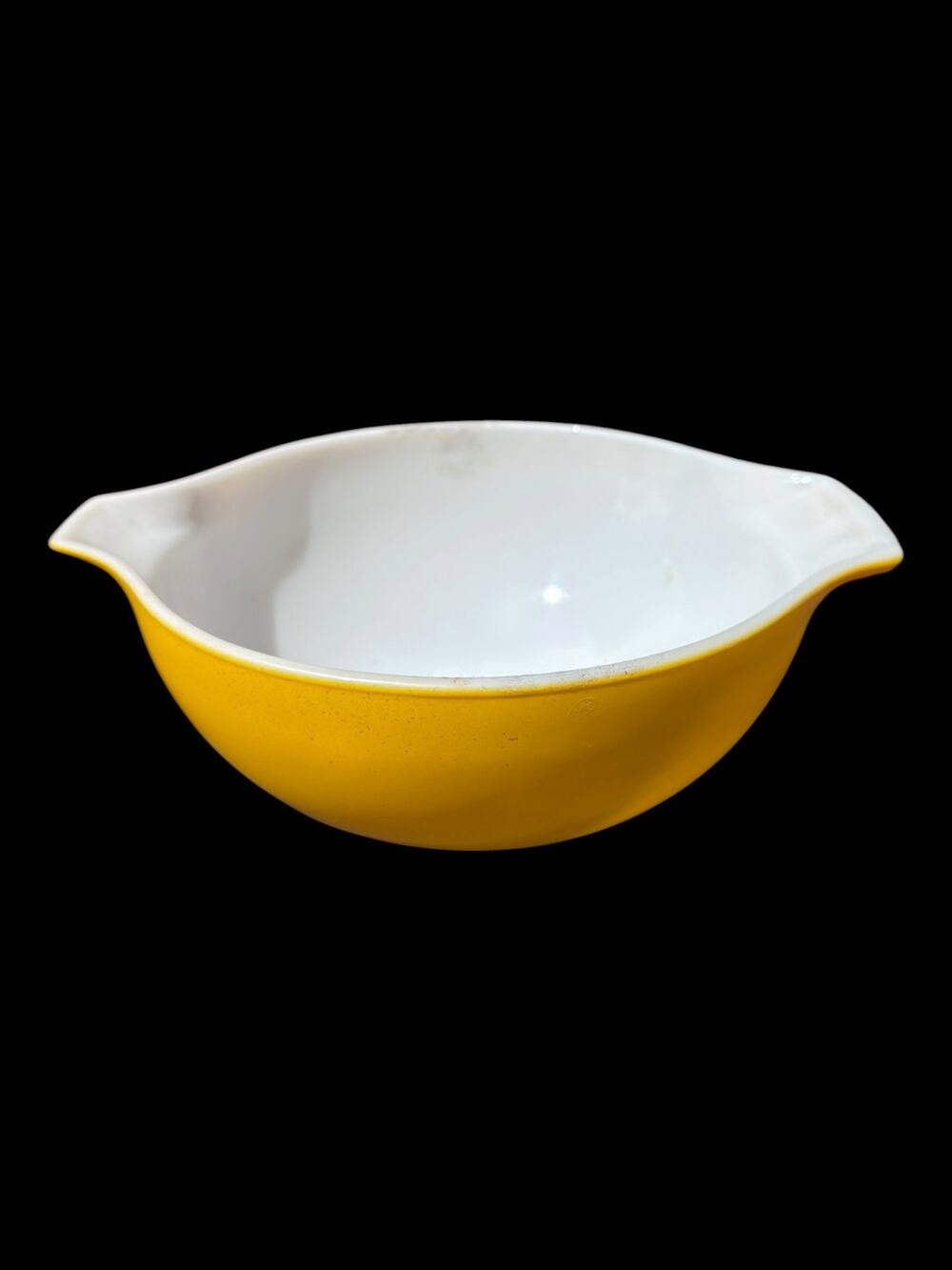 Pyrex Yellow Cinderella Mixing Bowl 2.5 Qt Vintage #443 Country Cottagecore